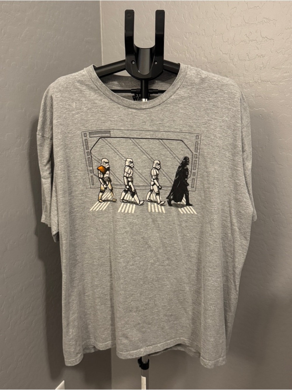 Star Wars Darth Vader Graphic Tee 3XL Gray Stormtrooper Shirt